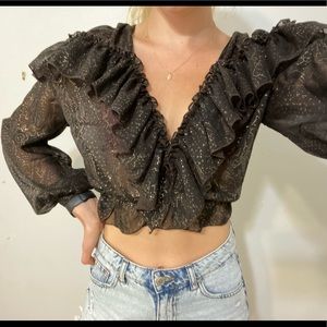 Nasty Gal Sheer Top